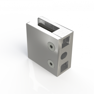 Suporte Pinça para Tubo Quadrado/Parede