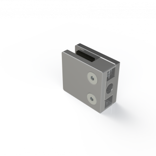 Suporte Pinça para Tubo Quadrado/Parede